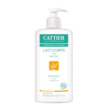 Cattier - Lait corps hydratant régénérant - Thé agrumes bio 500ml